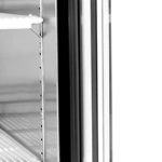 MCF8733GR — Black Cabinet Two (2) Glass Door Merchandiser Cooler