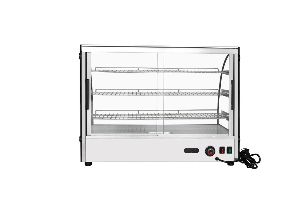 CHDC-56 — Countertop Heated Curved Display Case (5.6 cu ft)
