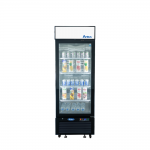 MCF8720GR — Black Cabinet One (1) Glass Door Merchandiser Freezer