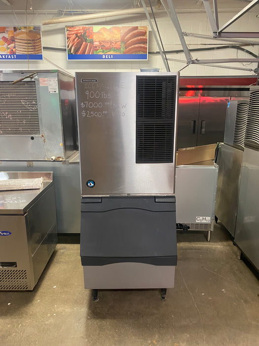 Used Hoshizaki KM-901MAH, Crescent Cuber Icemaker, Air-cooled