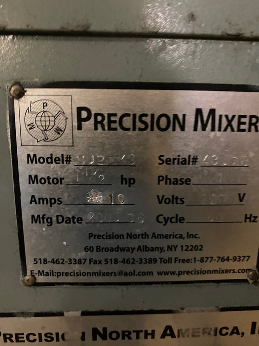 Used Precision Mixer model HJ3-40