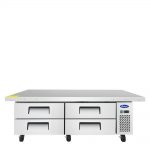 MGF8454GR — 76″ Refrigerated Chef Base, Extended Top