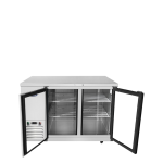 SBB48GGRAUS1 — 48″ Shallow Depth Back Bar Cooler with Glass Doors